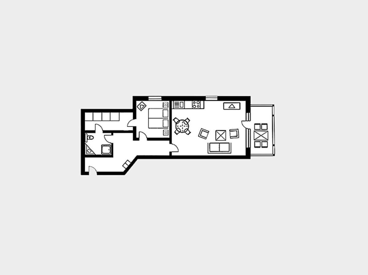 Strandvillen Binz - Ferienwohnung Mit Meerblick, 1 Schlafzimmer Und Balkon Sv-759 Extérieur photo